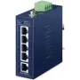 Nevaldomas 5 prievadų Gigabit Ethernet jungiklis PLANET IGS-500T-E (10/100/1000), mėlynas