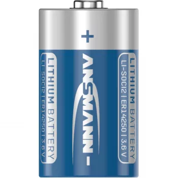 Baterija ANSMANN ER14250 ličio-tionilchloridinė 3,6V 1/2AA