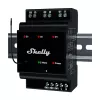 DIN bėgio išmanioji relė Shelly WavePro3 3 kanalų Z-Wave, 110–240 V, 25 A vienam kanalui, AES-128, montavimui ant DIN bėgio