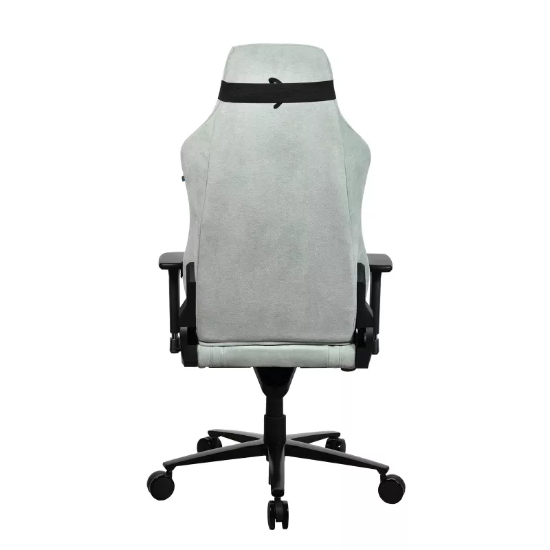 Žaidimų kėdė Arozzi Vernazza SoftFabric Pearl Green – ergonominė sėdynė su minkštu audiniu