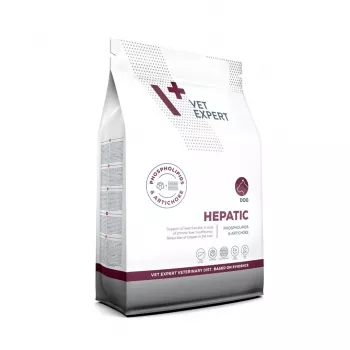 Sausas šunų ėdalas VETEXPERT Veterinary Diet Hepatic 2 kg – terapinė kepenų parama, 17,5 % baltymų, 11,5 % riebalų