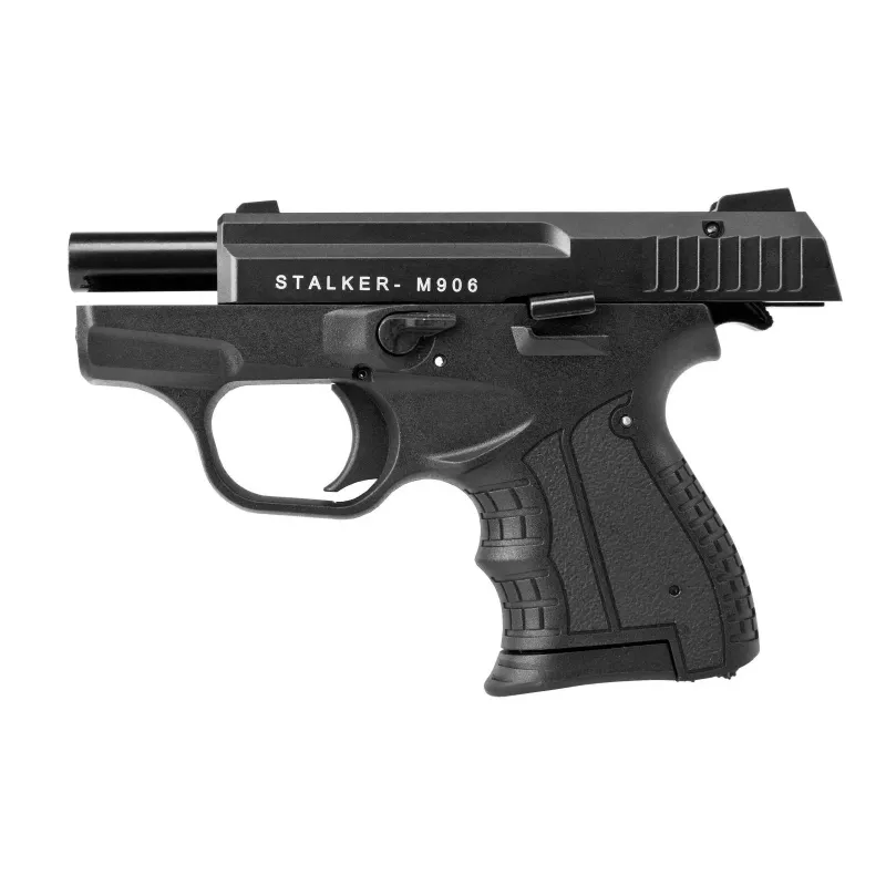 Signalinis pistoletas STALKER M906 BAS, kalibras .22 Long Blank (6 mm), juodas