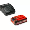 Belaidis plaktukinis gręžtuvas EINHELL Power X-Change TE‑HD 18 Li, 18V, Li‑Ion 4.0 Ah Plus, su grąžtų ir kaltų rinkiniu