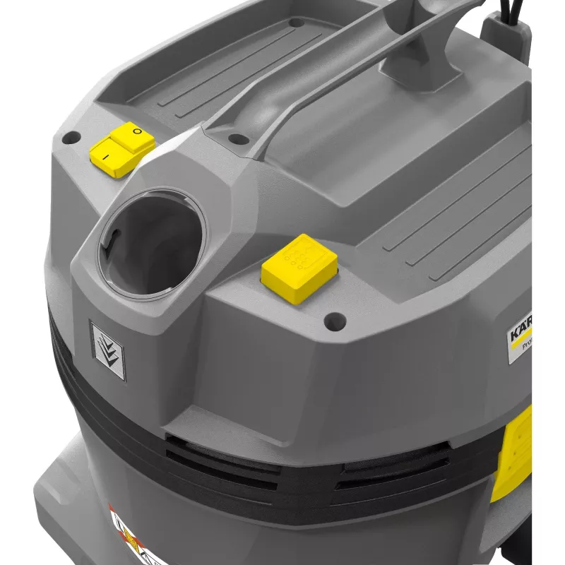 Šlapio ir sauso siurblys Kärcher NT 22/1 Ap L – 22 L, 1300 W, 25,5 kPa vakuumas, 71 l/s oro srautas, 1,9 m žarna, 6 m kabelis
