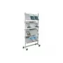Helit H6813499 lentynų sistema Metal Pilka 4 lentynos 750 mm x 390 mm x 1580 mm