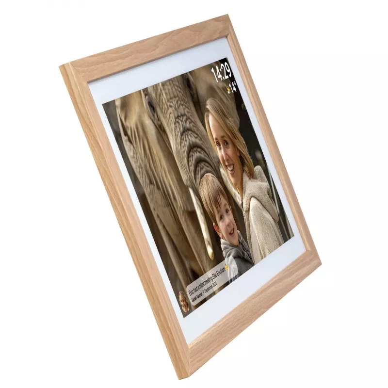 Denver PFF-2162LW skaitmeninis nuotraukų rėmelis šviesiai rudas 54,6 cm (21,5 inch) jutiklinis ekranas Wi-Fi