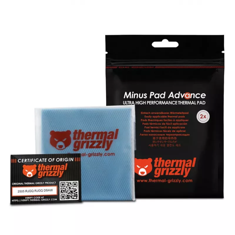 Thermal Grizzly Minus Pad Advance 100 x 100 x 2,0 mm, 2 vnt.