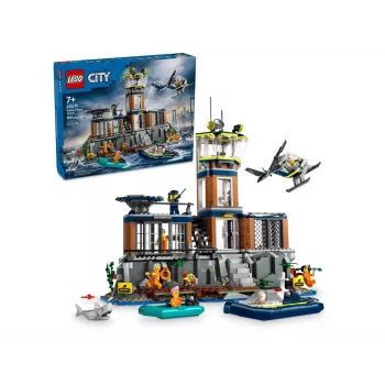 LEGO City Policijos nuovada Kalėjimo sala 60419 – 980 dalių, 7 minifigūrėlės