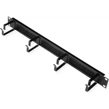 ROLINE 19 colių pataisų skydas 1U su šepetėlių juosta 44x60mm juodas