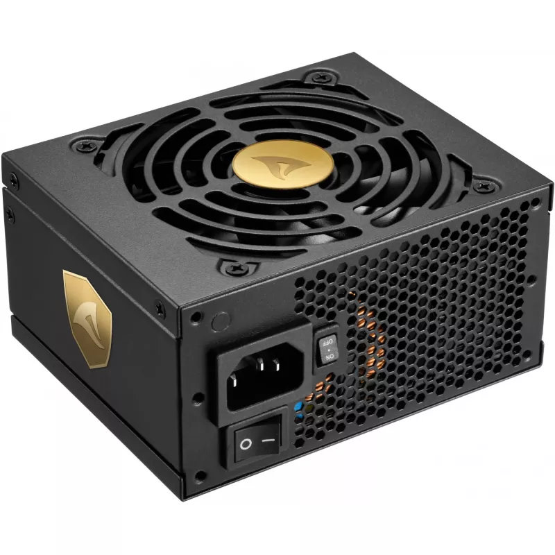 Sharkoon Rebel P20 SFX 750W maitinimo blokas (juodas, 1x 12 kontakčių High Power jungtis, 2x PCIe, kabelių valdymas, 750 W)
