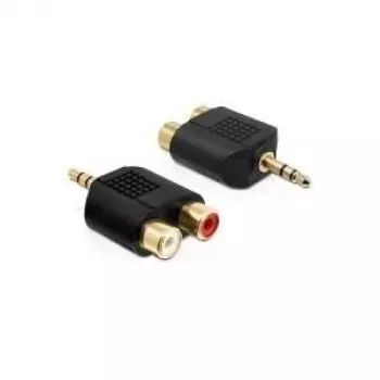 Lyties keitiklis DeLOCK 65365, 3,5 mm stereo lizdas į 2 × RCA lizdus