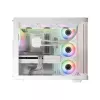 LC-Power Gaming 8001W Pro-Storm Light Midi Tower ATX kompiuterio korpusas, baltos spalvos (LC-8001W-ON)