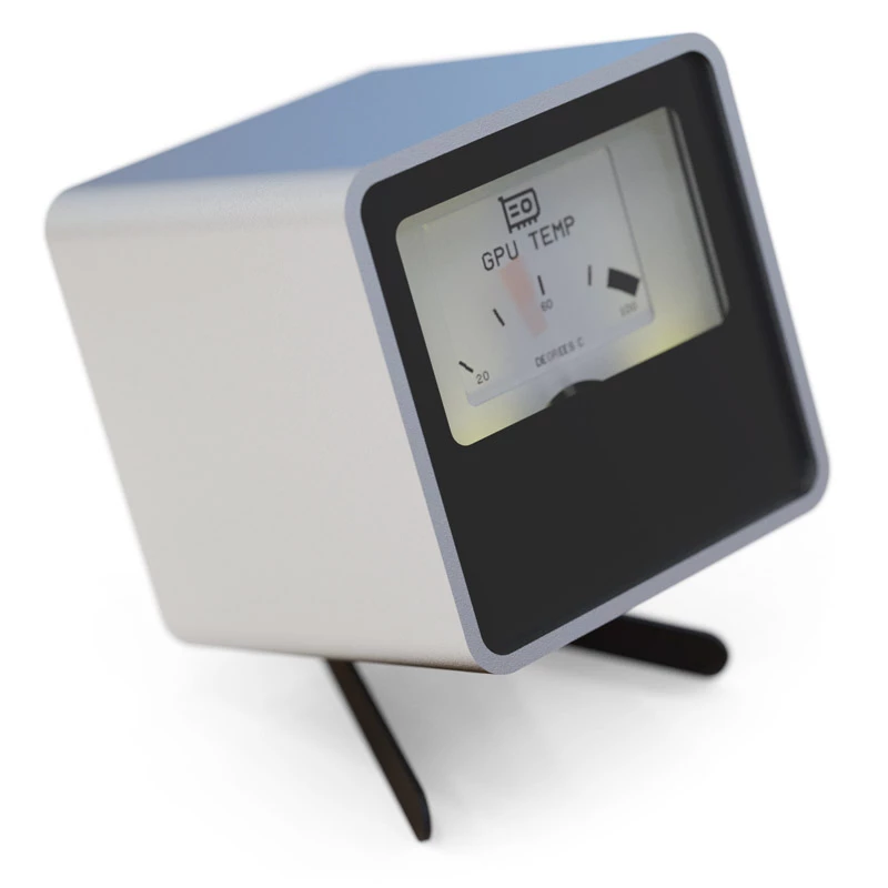Valdymo ratukas Streacom VU1-Dial Silver USB Type-C – rotacinis valdiklis sistemų ventiliatoriams, RGB ir garsui