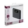 Power bank Rivacase VA1090 – 20000 mAh, 77 Wh, bendra išėjimo galia 100 W, 440 g