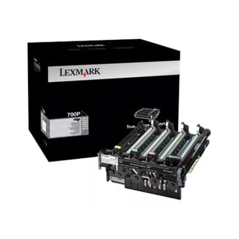 Kasečių rinkinys Lexmark 700P (ciano, purpurinė, geltona) 40 000 psl.