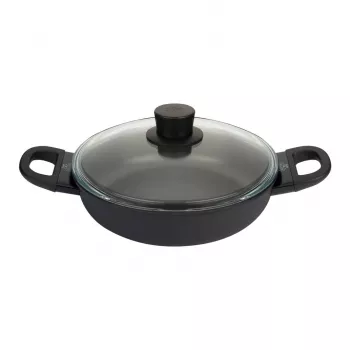 Serviravimo keptuvė BALLARINI 75002-923-0 Apvali Juoda 28 cm