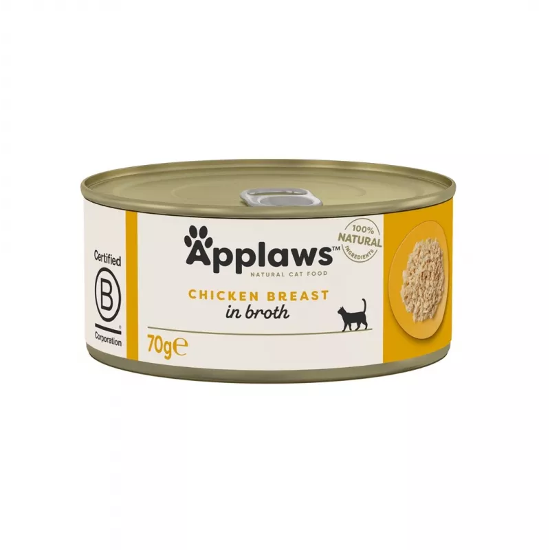 Šlapias ėdalas katėms Applaws Adult Chicken 70 g – be grūdų, glitimo ir sojos