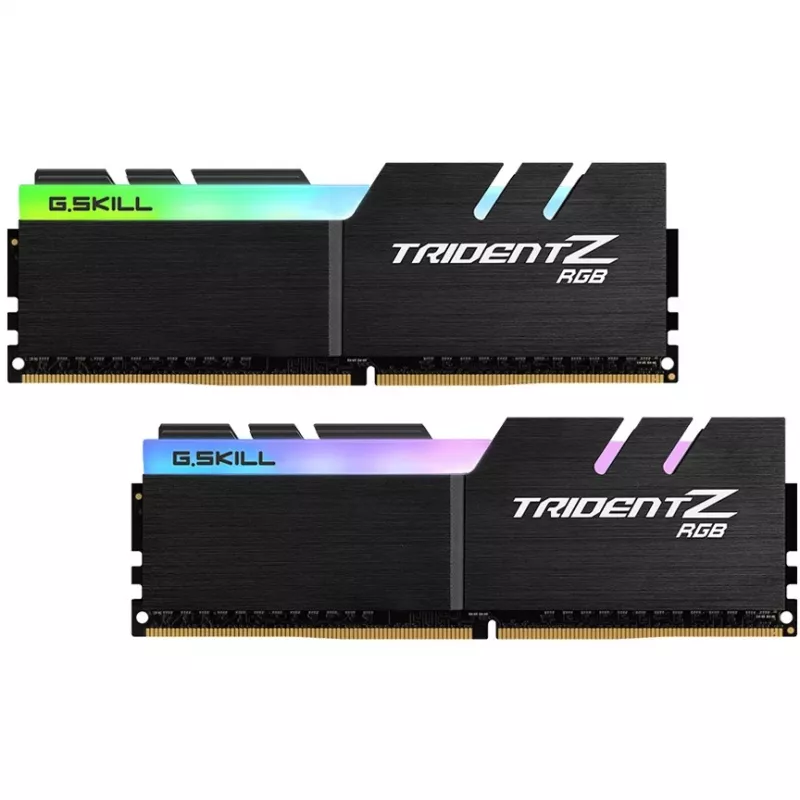 DIMM 32 GB DDR4-3600 (2x 16 GB) Dual-Kit, Arbeitsspeicher schwarz, F4-3600C16D-32GTZRC, Trident Z RGB, INTEL XMP
