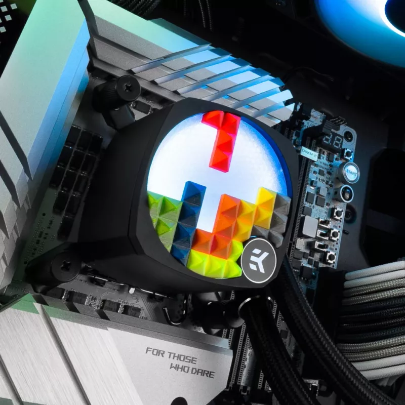 AIO pakeitimo dangtelis EK Water Blocks, skirtas EK-Nucleus Creator Kit