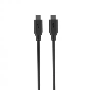 USB-C laidas Silicon Power LK15CC 1 m USB-C juodas 0.48 Gbit/s