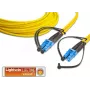 Lightwin aukštos kokybės dvipusis LWL jungiamasis laidas, SM, LC - LC (LDP-09 LC-LC 0,25)