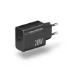 Sieninis įkroviklis ESPERANZA EZC104K 20W juodas, USB maitinimo adapteris nešiojamiesiems įrenginiams