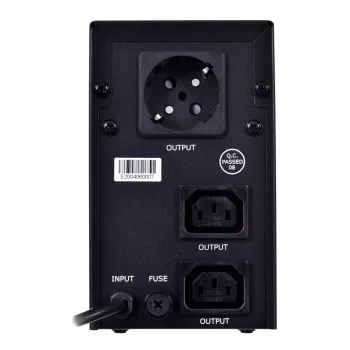 Gembird EG-UPS-034 nepertraukiamo maitinimo šaltinis (UPS) Line-Interactive 1500 VA 900 W 3 AC lizdai