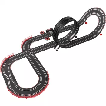 Slot Car lenktynių rinkinys CARRERA GO!!! Tuning Zone 5,3 m trasos ilgis