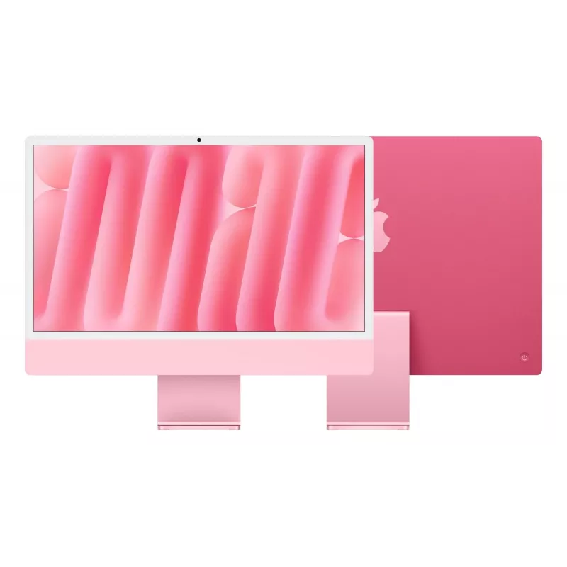 iMac 24 colių: M4 10/10, 24 GB, 512 GB SSD – Rožinis