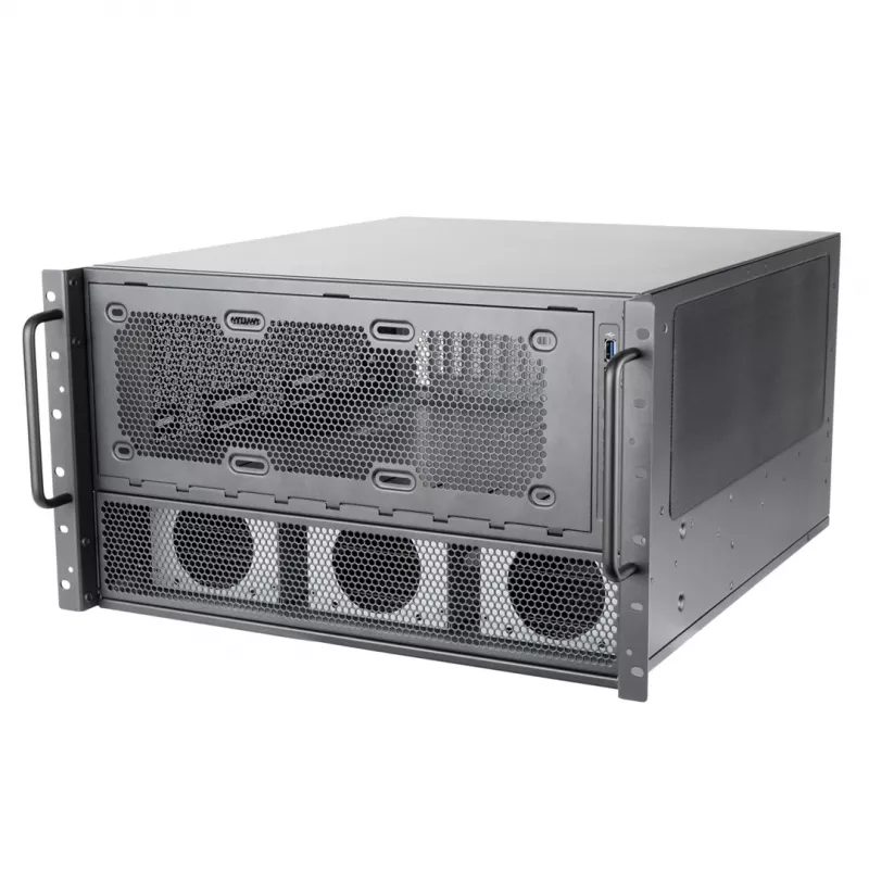 Korpusas kompiuterinis SilverStone SST-RM600 ATX juodas