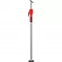 Decken-und Montagestütze STE150 silber/rot, 900mm - 1.500mm, mit Pumpgriff