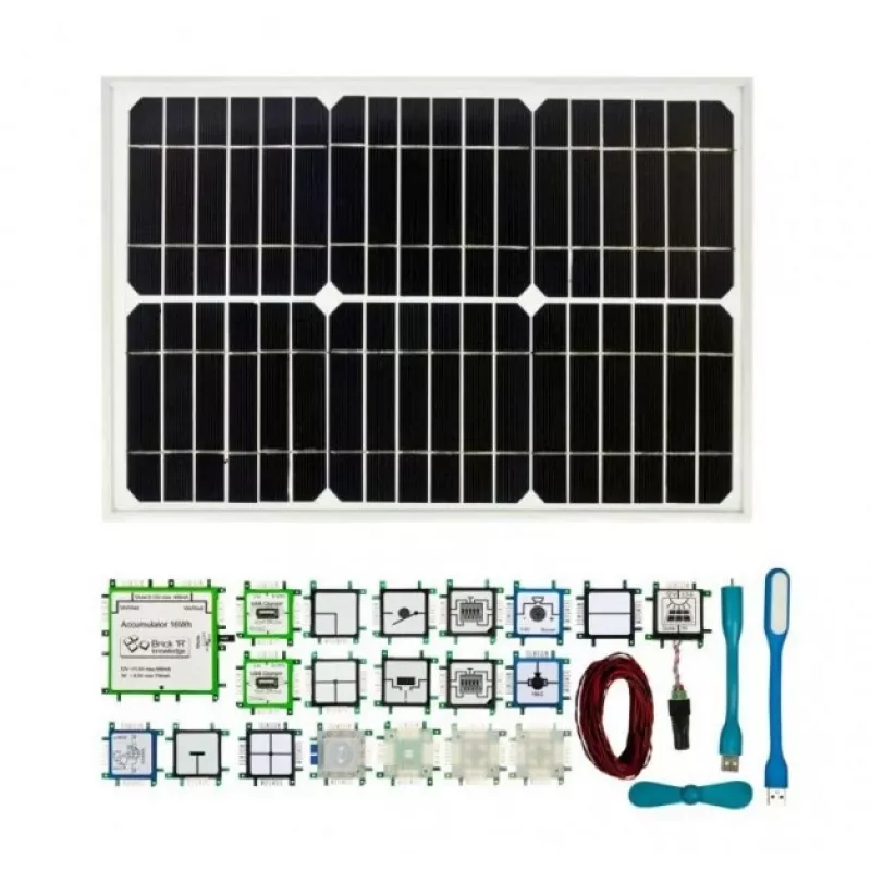Saulės baterijų rinkinys ALLNET 133574 Black – priedas plokščių kūrimui