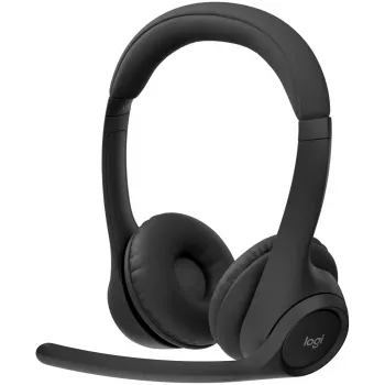 Ausinės Logitech 981-001458 belaidės, ant ausies, juodos