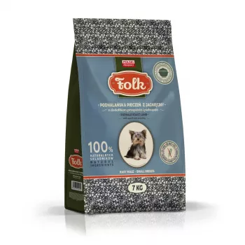 FOLK Small breeds Podhale-stiliaus ėrienos kepsnys su putpele ir petražolėmis - sausas šunų ėdalas - 7kg