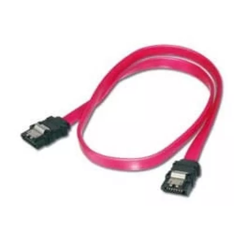 Assmann SATA jungiamasis kabelis, L tipo, su fiksatoriumi, motina-motina, 0,5 m, tiesus, SATA II/III, UL, AK-400102-005-R