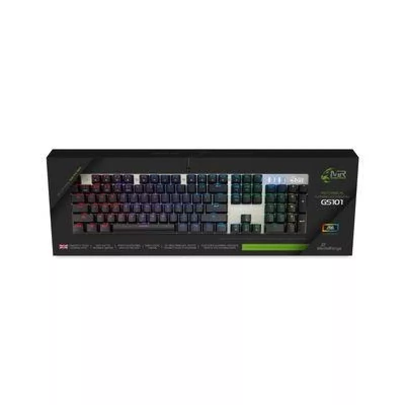 Klaviatūra GS101 Juoda/Sidabrinė MRGS101-UK Mediarange