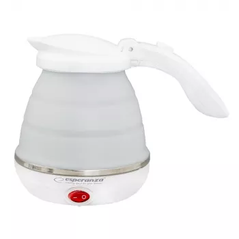 Elektrinis virdulys ESPERANZA EKK023 — 0,5 L, 750 W, baltas, silikonas & plastikas