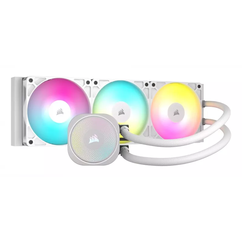 Vandens aušintuvas Corsair NAUTILUS 360 RS ARGB 1700 RPM Baltas