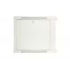 Extralink sieninis spintos stovas 9U 600x600 ASP pilkas, metalinės durys