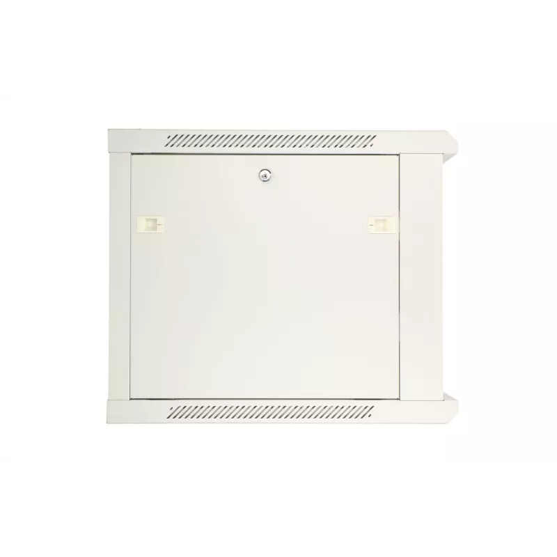Extralink sieninis spintos stovas 9U 600x600 ASP pilkas, metalinės durys