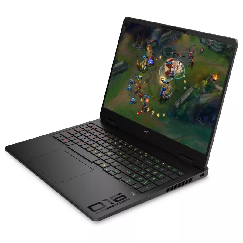 HP OMEN Gaming nešiojamas kompiuteris 16-ap0092ng – 16 colių 2K, Ryzen 9 8940HX, RTX 5070, 16GB RAM, 1TB SSD, QWERTZ DE, Win 11 Home (BV8E5EA#ABD)
