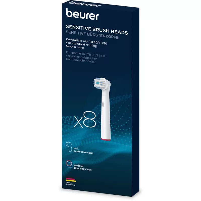 Pakeitimo šepetėlio galvutė Beurer TB 30/50 Clean 8x, 8 vnt.