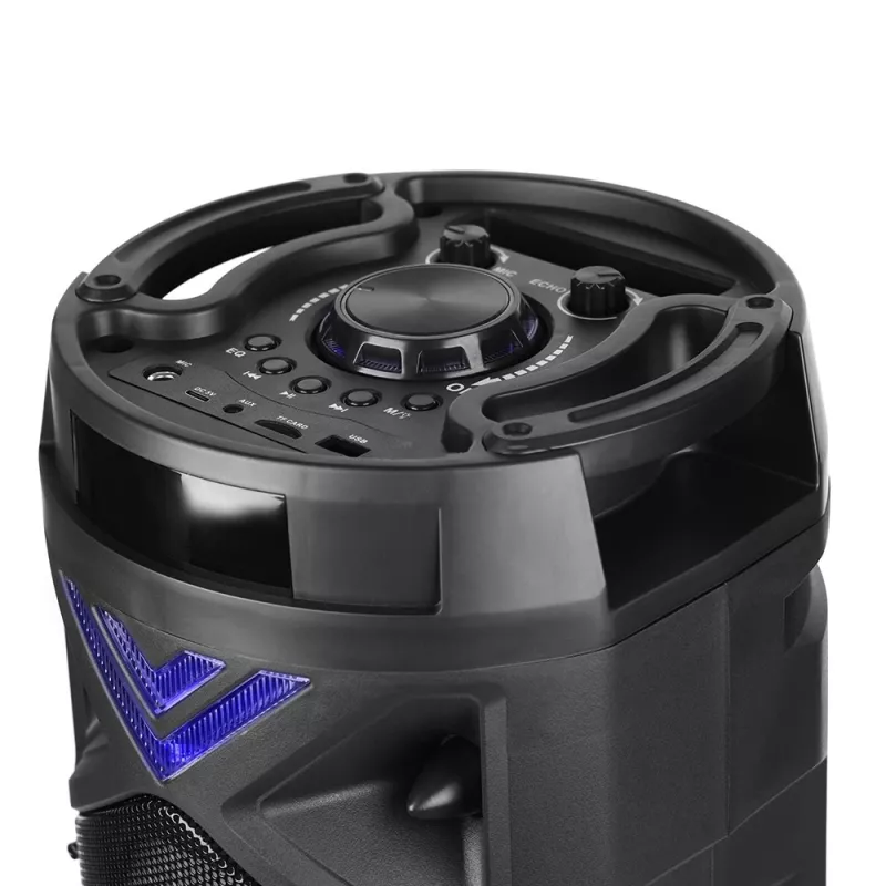 MEDIA-TECH POWER AUDIO BT FUNBOX KEG PRO MT3182 – nešiojamas Bluetooth garsiakalbis su karoke