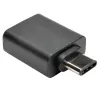 Eaton Tripp Lite Series USB 3.1 Gen 1.5 adapteris USB-C į USB Type A M/F 5 Gbps planšetiniam kompiuteriui ir išmaniajam telefonui - USB adapteris - USB Type A (M) į 24 kaiščių USB-C (M) - USB 3.1 - juodas (U428-000-F)