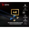 Savio GCL-02 HDMI kabelis 1,8 m HDMI A tipas (Standartinis) Juoda,Mėlyna