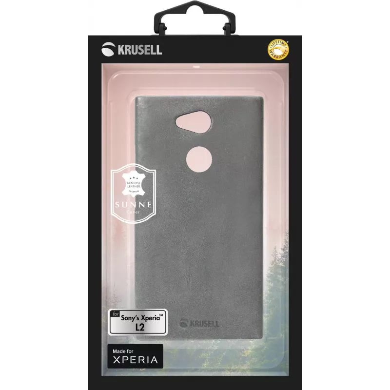 Dangtelis Krusell Sunne Sony XPERIA L2 14 cm (5.5 inch) Pilka