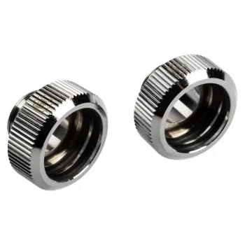 Adapteris G1/4 colio išorinis sriegis į 16 mm kietą vamzdelį BitsPower Touchaqua TA-FH16-GS, 2 vnt., sidabrinis