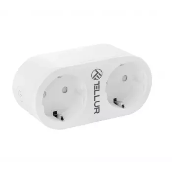 Tellur WiFi AC Dual Plug su energijos matavimu, 16A, 3680W