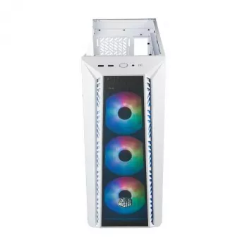 Cooler Master MasterBox 520 - Midi bokštas - Baltas - ATX - EATX - micro ATX - Mini-ITX - SSI CEB - ABS - Plienas - Grūdintas stiklas