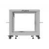 Atviras stovas 19 inch 9U 600x600-1100 reguliuojamas pilkas